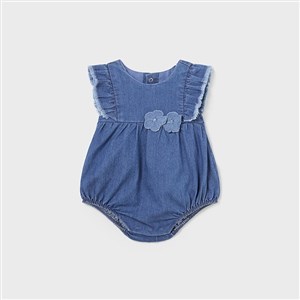 Mayoral Yazlık Kız Bebek Kısa Denim Tulum