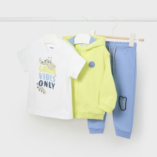Mayoral Yazlık Erkek Bebek Eşofman 3'lü Set Yeşil