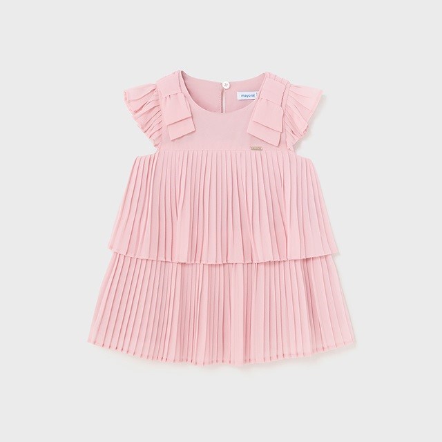 Mayoral Yazlık Kız Bebek Elbise Pembe