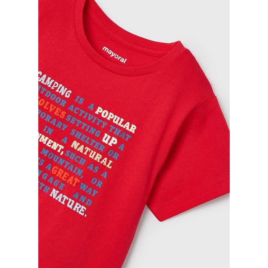 Mayoral Yazlık Erkek Kısa Kol T-shirt 2'li Set Kırmızı