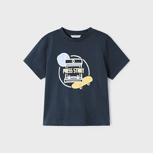 Mayoral Yazlık Erkek Kısa Kol T-shirt Siyah