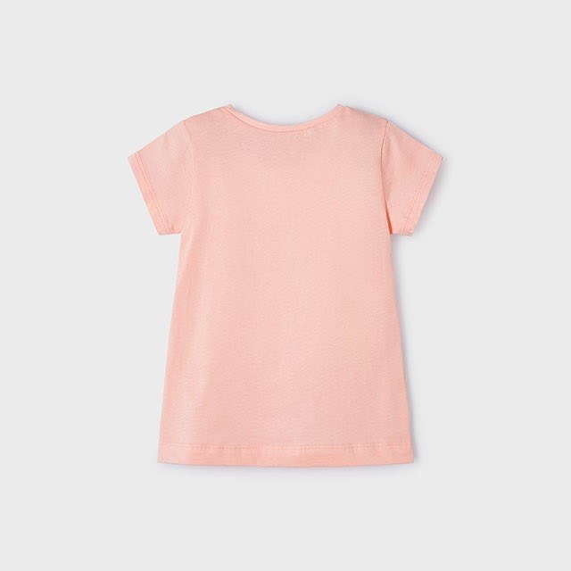 Mayoral Yazlık Kız Kısa Kol T-shirt Pembe