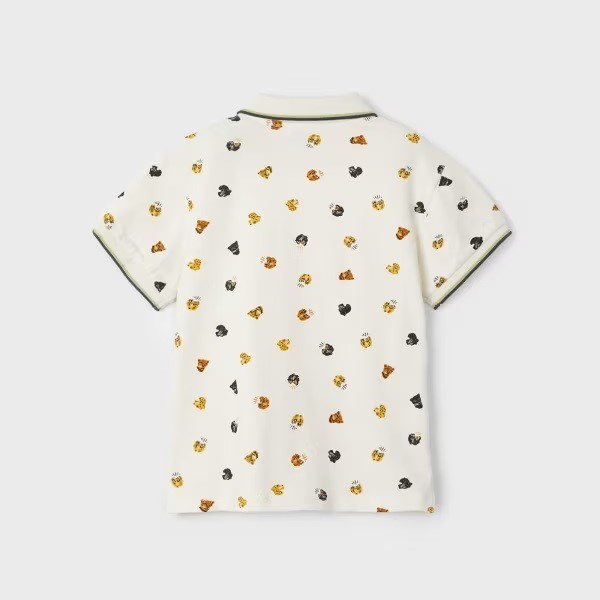 Mayoral Yazlık Erkek Polo Kısa Kol T-shirt Beyaz