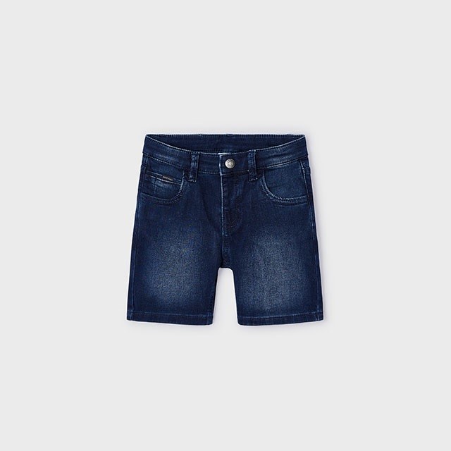 Mayoral Yazlık Erkek Denim Bermuda Şort Koyu Mavi