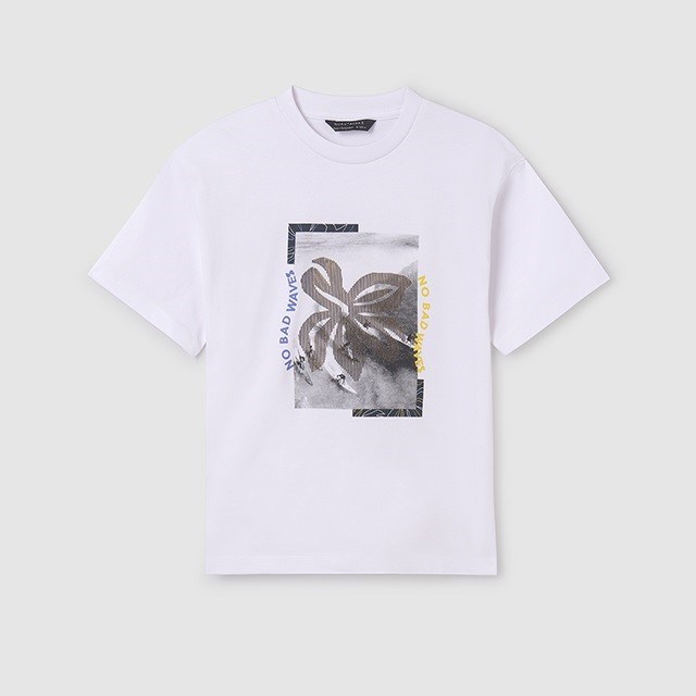 Mayoral Yazlık Erkek Kısa Kol T-shirt Beyaz