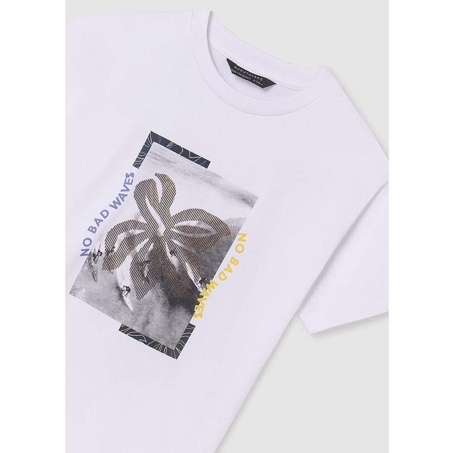 Mayoral Yazlık Erkek Kısa Kol T-shirt Beyaz