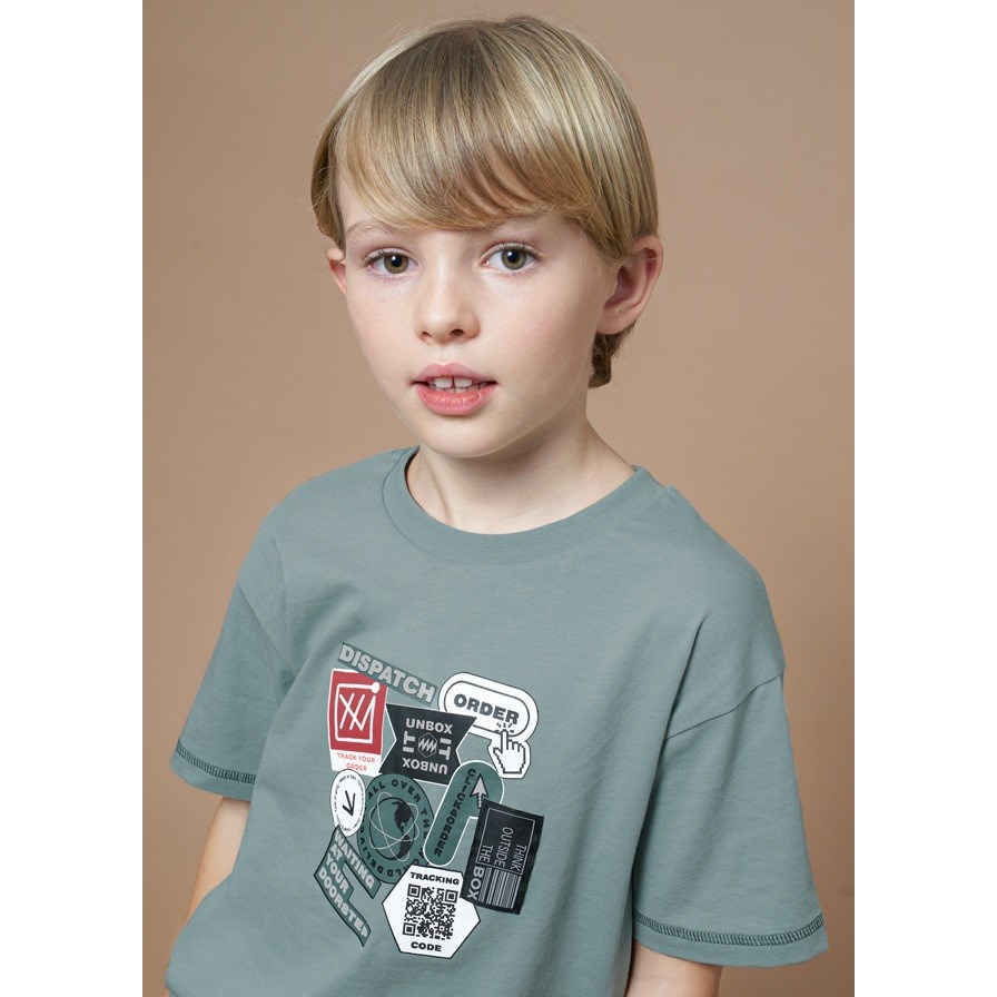Mayoral Yazlık Erkek Kısa Kol T-shirt Yeşil