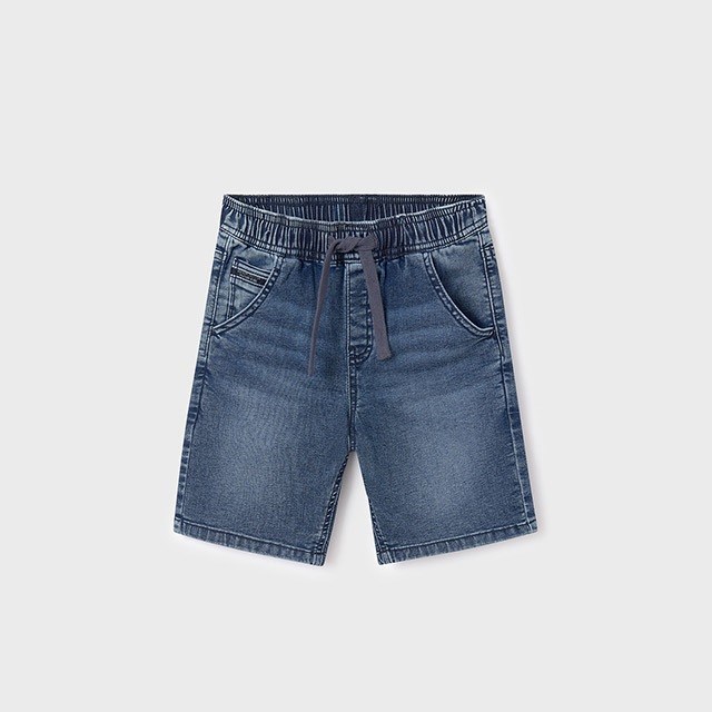 Mayoral Yazlık Erkek Denim Bermuda Şort Mavi