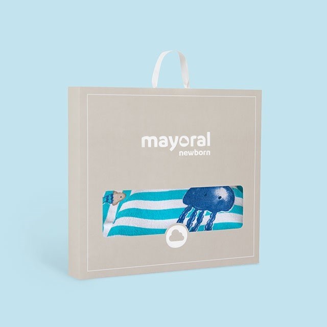 Mayoral Yazlık Erkek Bebek Plaj Havlusu Mavi