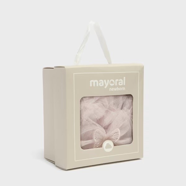 Mayoral Yazlık Kız Bebek Çorap Saç Bandı Set Pembe