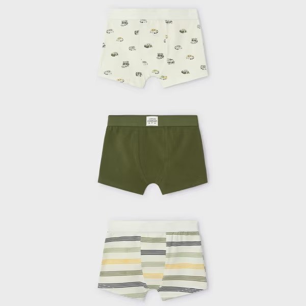 Mayoral Yazlık Erkek Boxer Külot 3'lü Set Yeşil