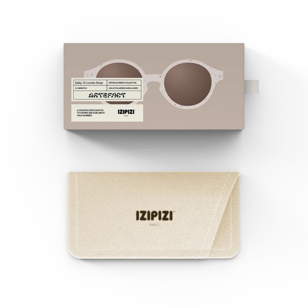 Izipizi Baby Güneş Gözlüğü D Ceramic Beige ( 0-9 Ay ) 