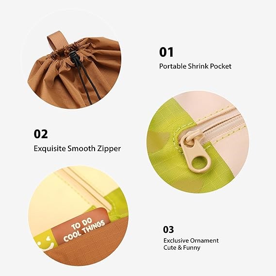 Zoyzoii Su Geçirmez Çocuk Plaj Çantası - Mantar 