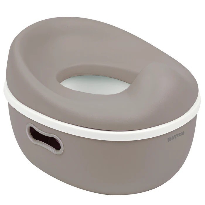 Nattou Potty Care 3 in 1 Lazımlık Oturak Ve Tuvalet Adaptörü Kahverengi 