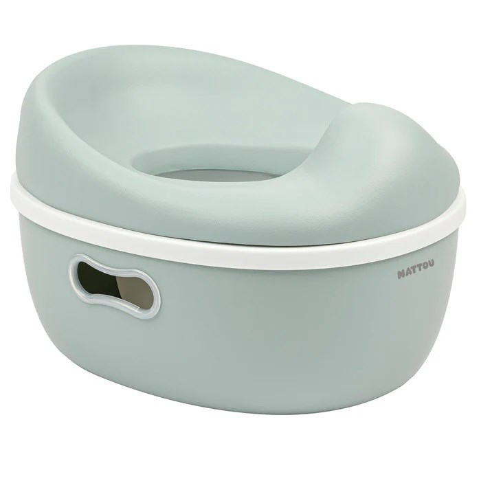 Nattou Potty Care 3 in 1 Lazımlık Oturak Ve Tuvalet Adaptörü Yeşil