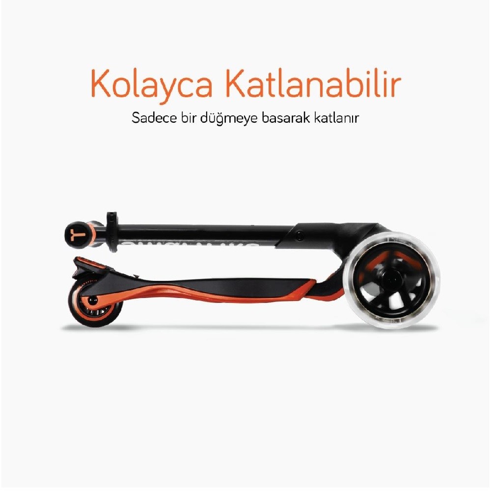 SmarTrike Xtend 3 Aşamalı Büyüyebilen Çocuk Scooterı 3-12 Yaş Turuncu 