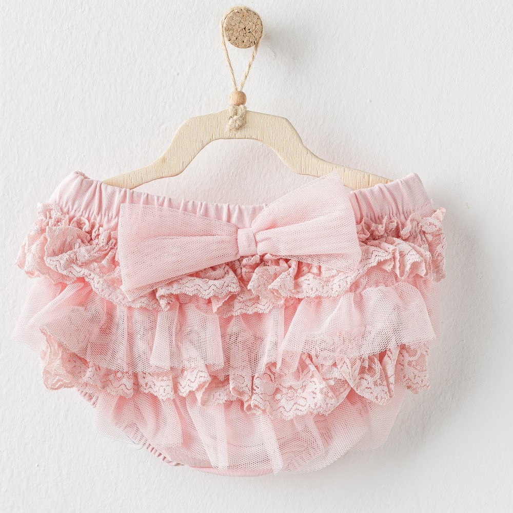 Andywawa Kız Bebek Dantelli Külot Pembe
