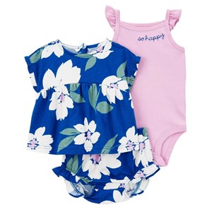 Carter's Kız Bebek 3'lü Alt Üst Set