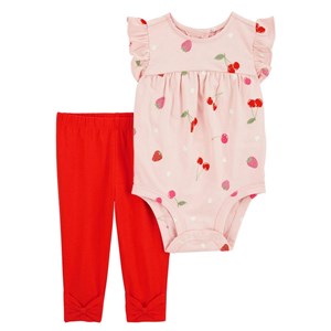 Carter's Kız Bebek Body Pantolon 2'li Set