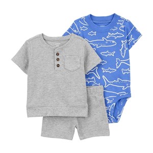 Carter's Erkek Bebek 3'lü Alt Üst Set