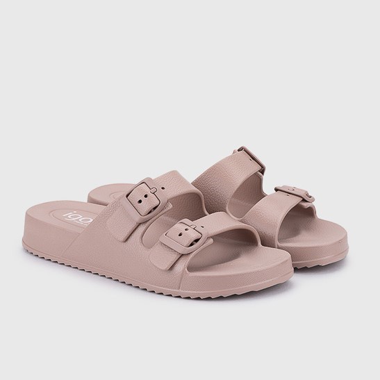 igor Yazlık Kadın Terlik Habana- Rosa Pink Krem