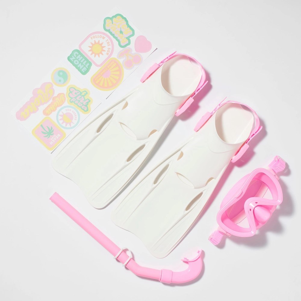 Sunnylife Çocuk Şnorkel Seti Orta Boy - Pembe 
