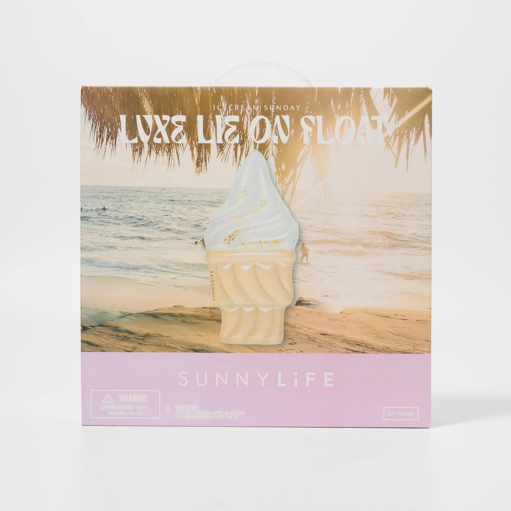 Sunnylife Şişme Deniz Yatağı - Dondurma 