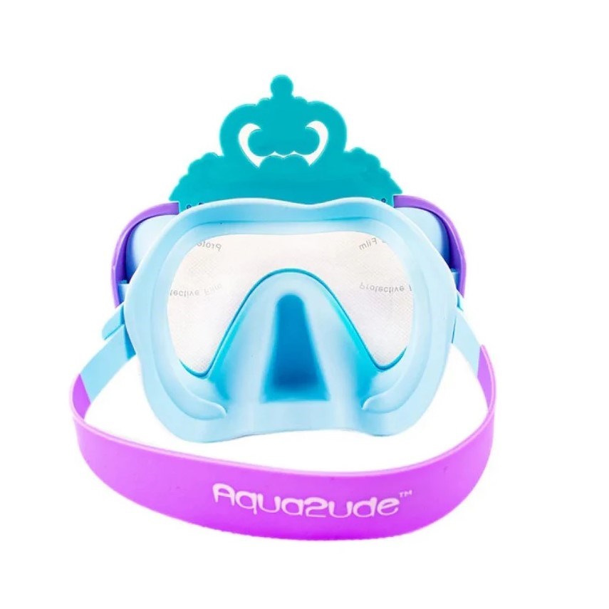 Aqua2ude Çocuk Deniz Gözlüğü Princess Crown Blue Mask 3+ 