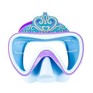Aqua2ude Çocuk Deniz Gözlüğü Princess Crown Blue Mask 3+