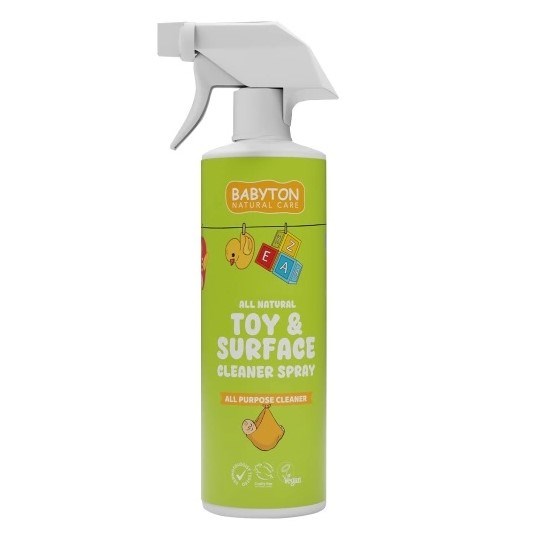 Babyton Doğal Oyuncak ve Mama Sandalyesi Temizleyici Sprey 500 ml 