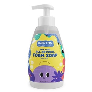 Babyton Bebek ve Çocuklar İçin Doğal Köpük Sabun Naturel - 350 ml