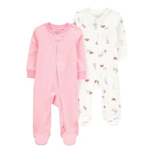 Carters Layette Kız Bebek Tulum 2'li Paket