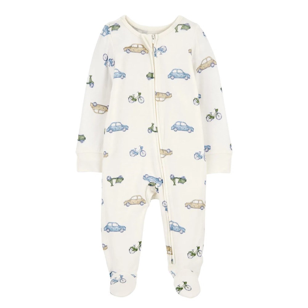Carters Erkek Bebek Patikli Tulum Beyaz