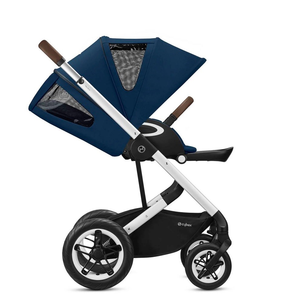 Cybex Talos S Lux Silver Navy Blue 