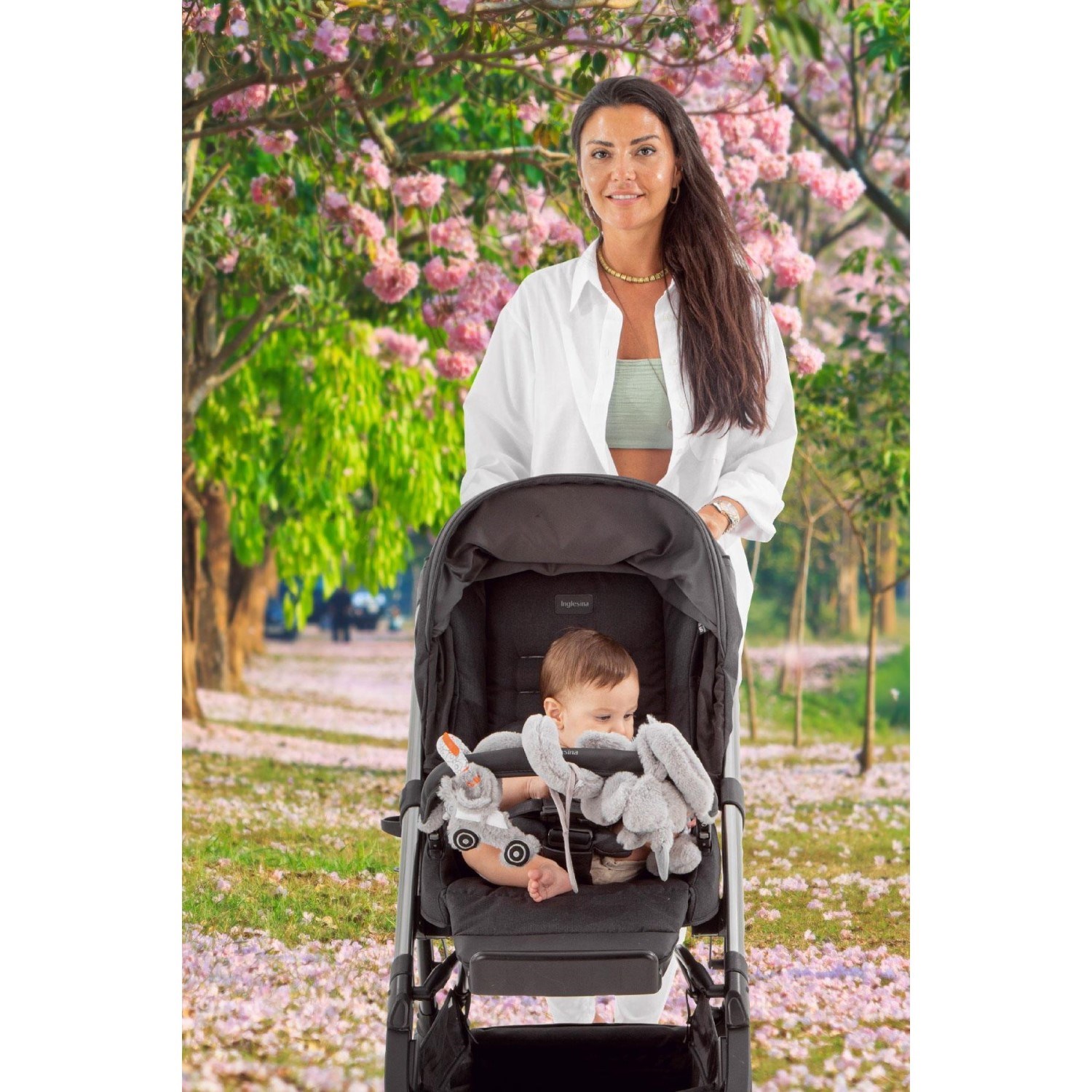 Gezenbebe Spiry Puset & Karyola Oyuncağı Elephant Orjinal