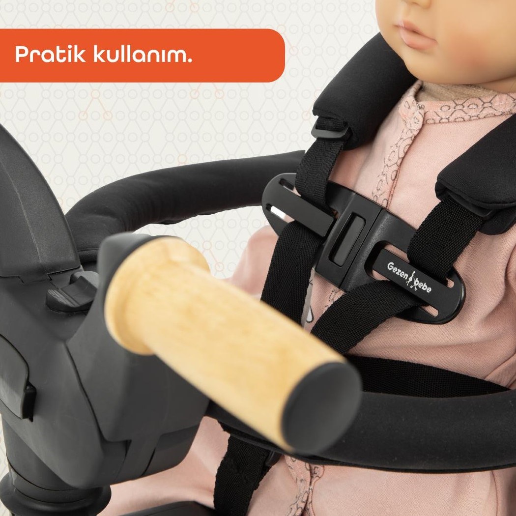 Gezenbebe Bebek Emniyet Kemer Klipsi Black Orjinal