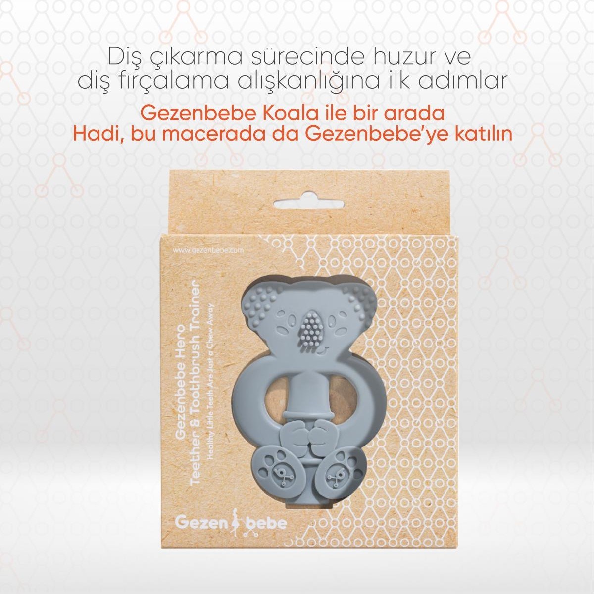 Gezenbebe Hero Diş Kaşıyıcı & Diş Fırçası Eğitmeni Mist 