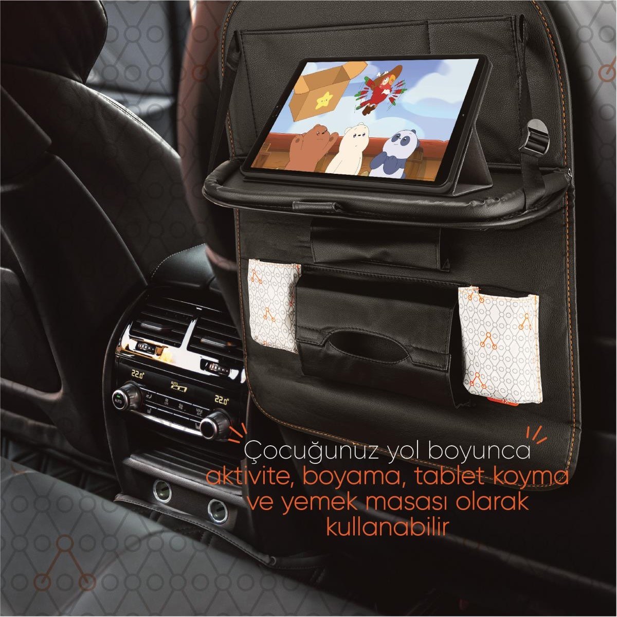 Gezenbebe Çocuklar İçin Arka Koltuk Düzenleyici 