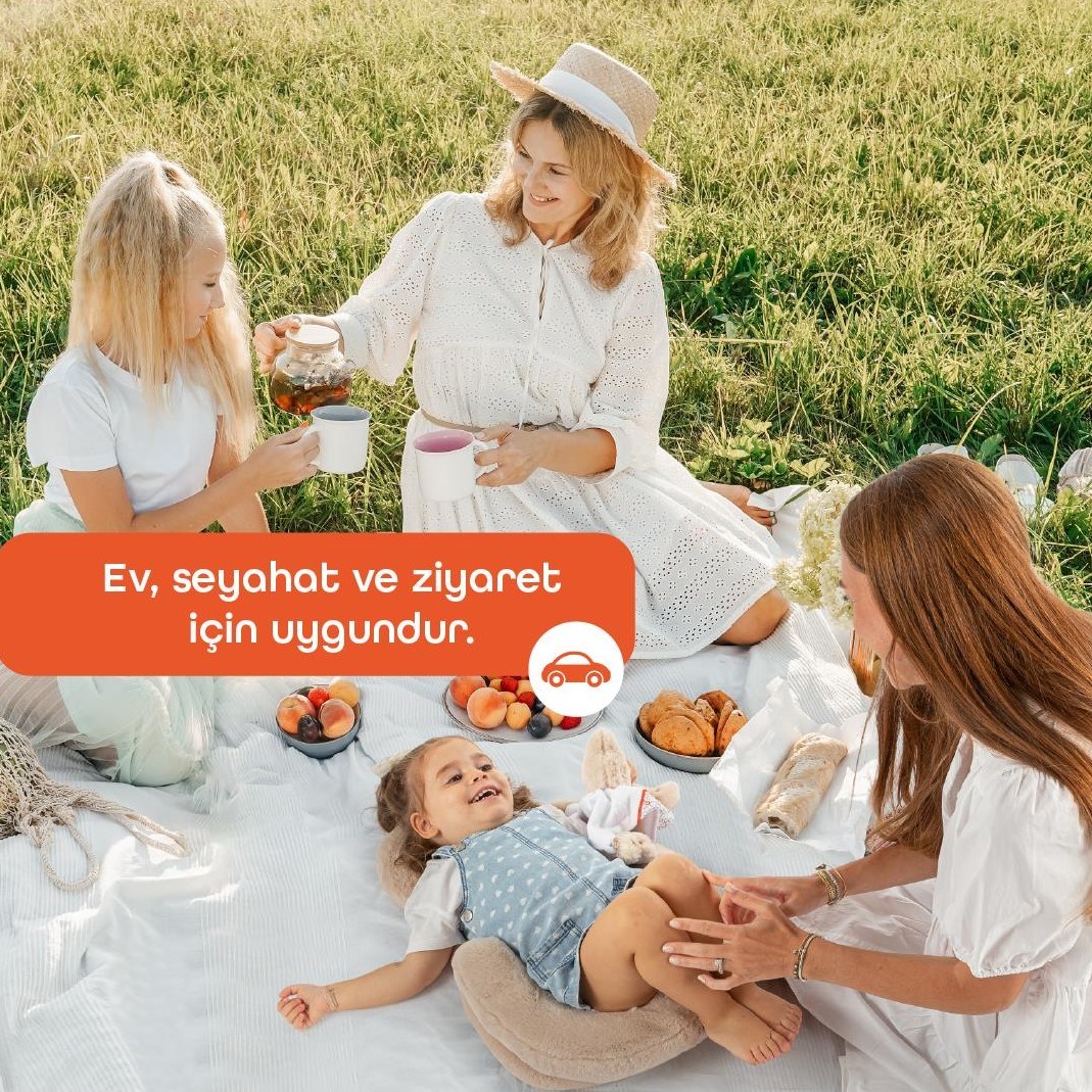 Gezenbebe Homy Taşınabilir Yenidoğan Yatağı Mist Orjinal