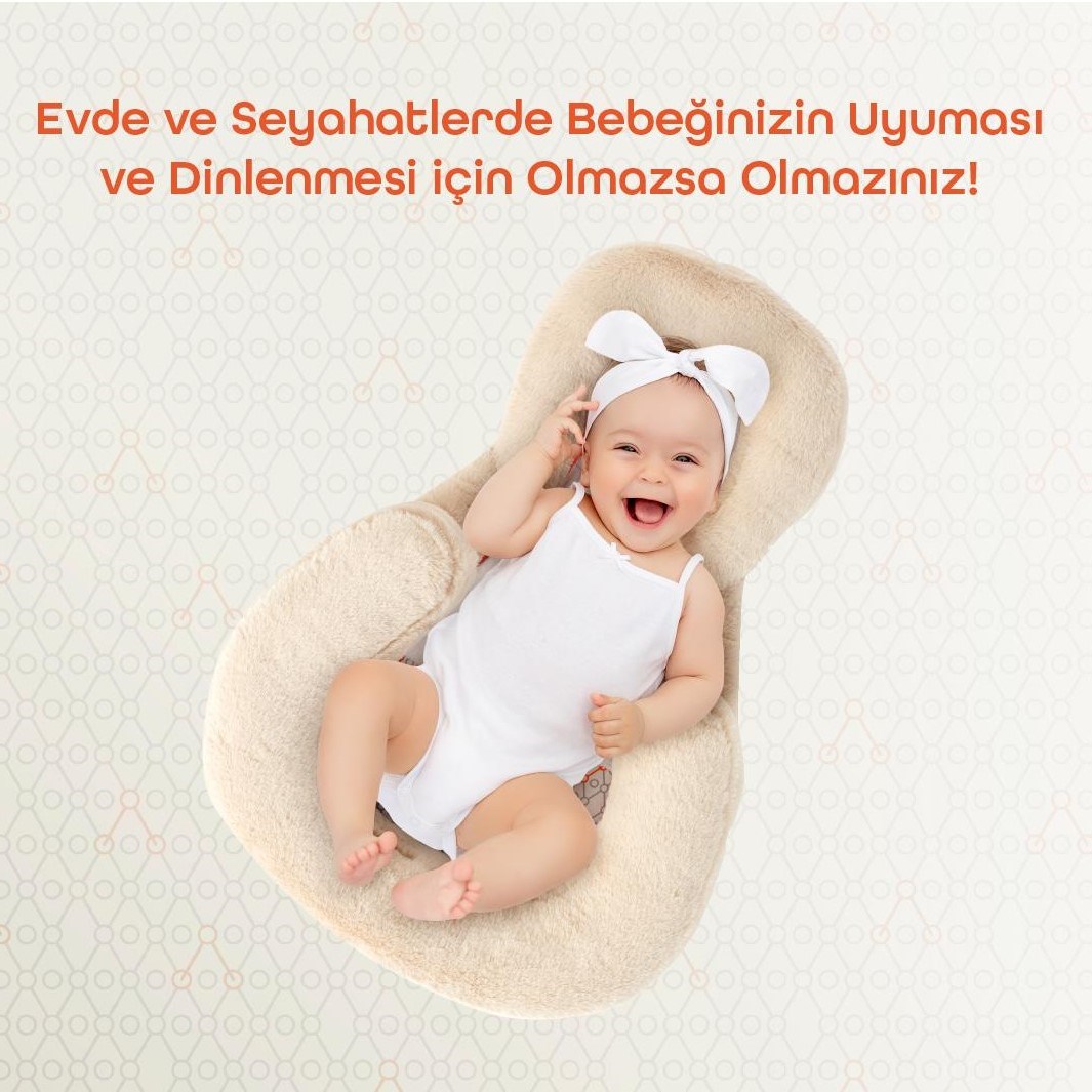 Gezenbebe Homy Taşınabilir Yenidoğan Yatağı Mist Orjinal