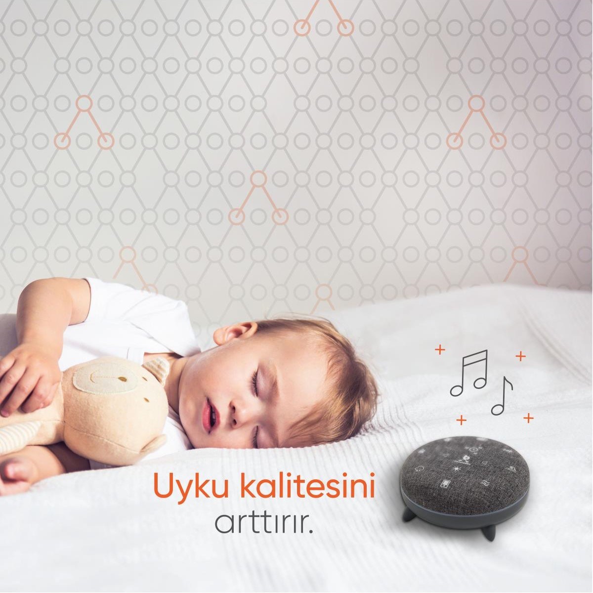Gezenbebe Beyaz Gürültü Bebek Hoparlörü Orjinal