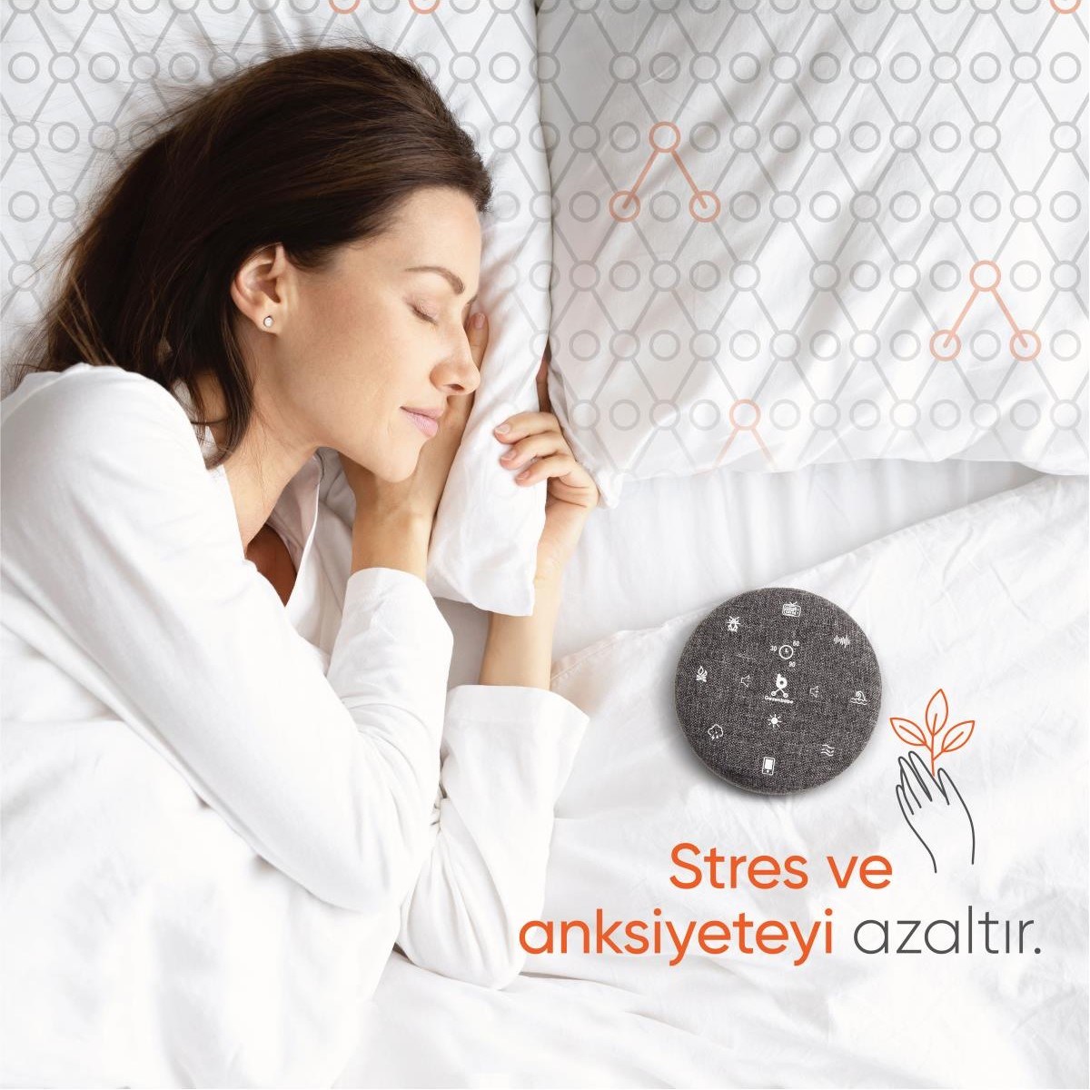 Gezenbebe Beyaz Gürültü Bebek Hoparlörü Orjinal