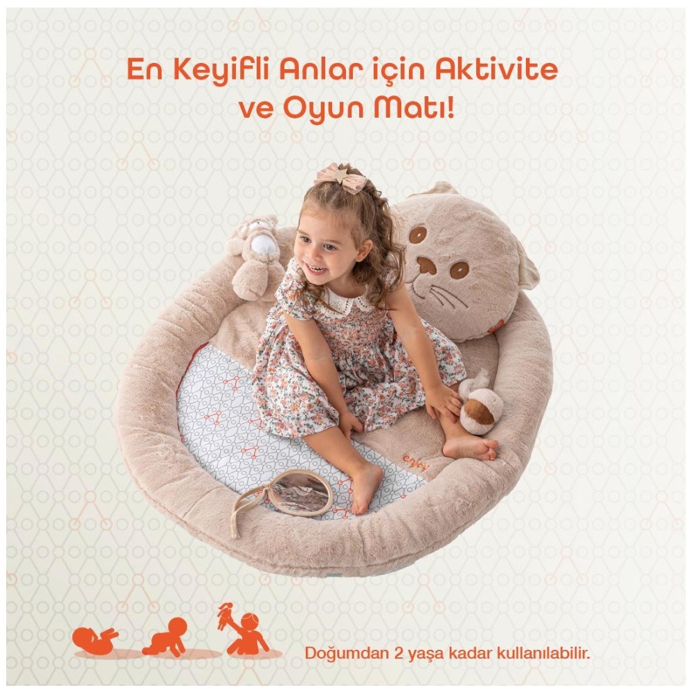 Gezenbebe Enjoy Aktivite & Oyun Matı Kitty 