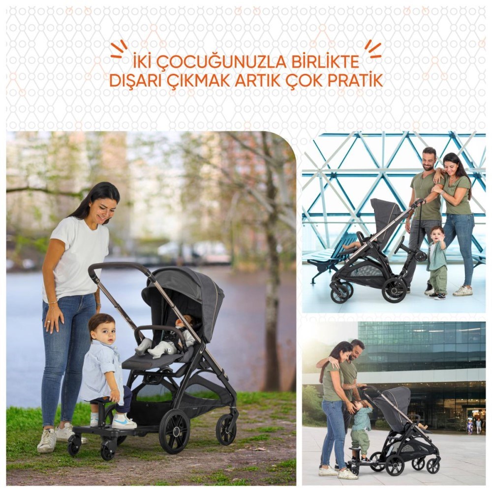 Gezenbebe Hero Bebek Arabaları İçin Oturaklı 2.Çocuk Aparatı Koala 