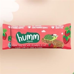 Humm Vegan Çilekli ve Fındıklı Yulaf Bar