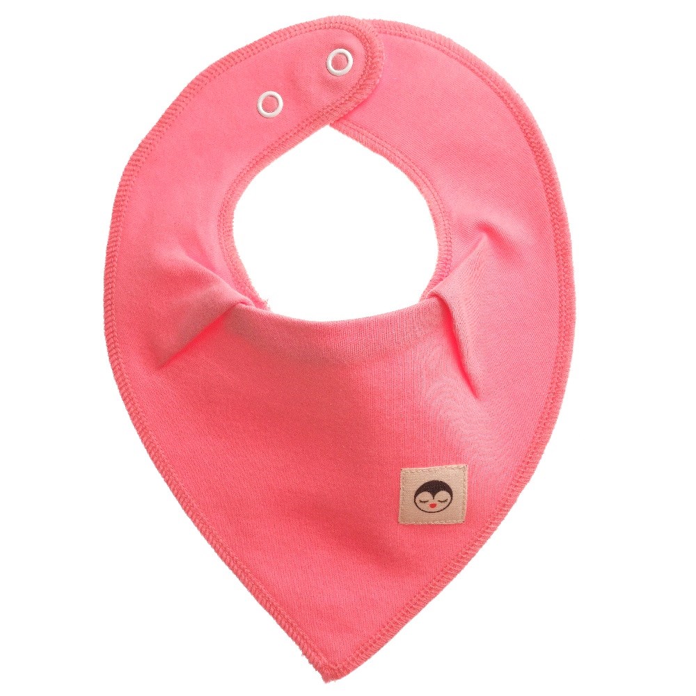 Hoiho Çıt Çıtlı Waterproof Bebek Önlük -Nar Çiçeği 