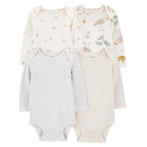 Carter's Layette  Bebek Uzun Kollu Body 4'lü Set