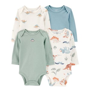 Carter's Layette Erkek Bebek Uzun Kollu Body 4'lü Set