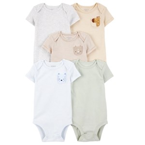 Carter's Layette Bebek Kısa Kollu Body 5'li Set