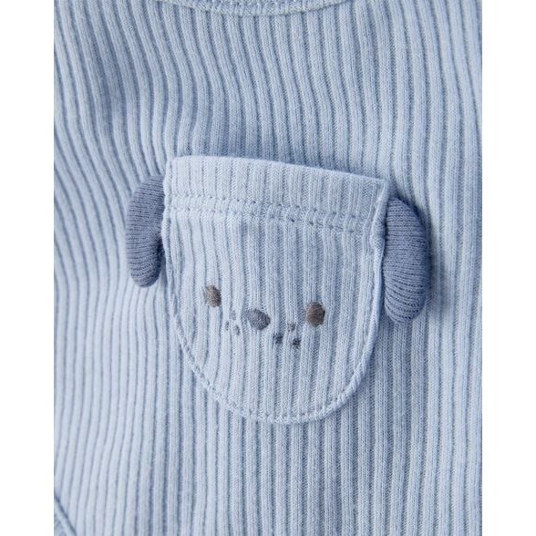 Carters Erkek Bebek Önlük Set 3'lü Paket Mavi